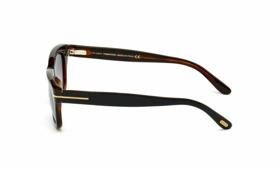 Occhiali Da Sole Tom Ford FT 0237 Snowdon 52N &ndash; L&rsquo;Avana Scura/verde, Made In Italy