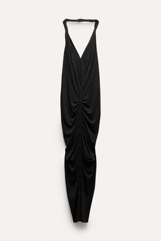 ワンピース todayful Back Drape Dress 36 NWT ZARA DRAPED OPEN BACK DRESS ZW COLLECTION XL $90 2888 | eBay