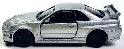 Takara Tomy Tomica Premium #1 Nismo R34 GT-R Z-tune Silver 1:62