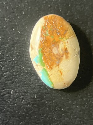 Boulder Turquoise Cab Oval Hand Cut Navajo Cabochon 22.85 CT s 0307