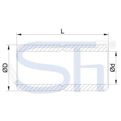 STAHLBUCHSE 50/60x50mm Mit Schmiernut Innen, Gehärtet - Foto 5