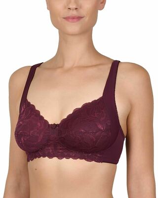 Damen Blue Label by Naturana Kabellos Nicht Gepolstert Weiche Spitze Bh 5653