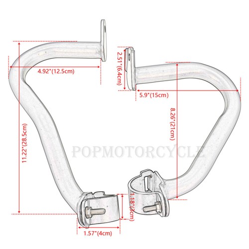 Protector de motor barras de choque de carretera para Honda CB1100 CB1100EX CB1100RS 2010-2019 11 - Imagen 6 de 18