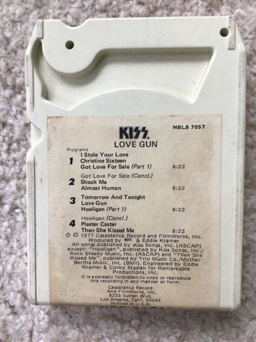 8 TRACK TAPES KISS, TEMPTATIONS, CHEAP TRICK IN GOOD CONDITION UNTESTED - Picture 5 of 8