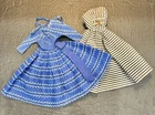 Vintage Barbie #912 Cotton Casual And #978 Let's Dance Dress Lot