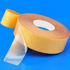 Double Sided Fabric Tape Heavy Duty Mounting Tape 0.79"x 66FT Resistente Clea...
