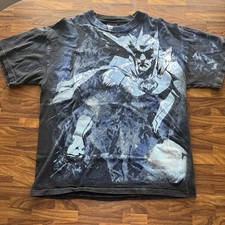Vintage 1997 DC Comics Batman Robin Movie AOP Promo T-Shirt Size Large