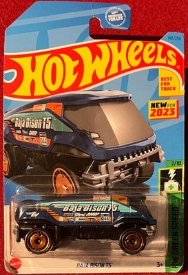 HOT WHEELS GREEN SPEED BAJA BISON T5 BLUE 143/250.  SEE COMBINED OFFERS!