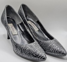 Vintage Profiles Textured Pumps Pointed Toe Heel Women s Size 8 AA