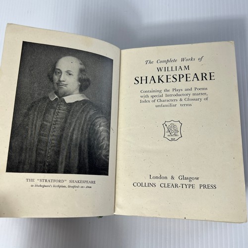 Vintage Book The Complete Works of William Shakespeare Collins Green - Bild 11 von 12