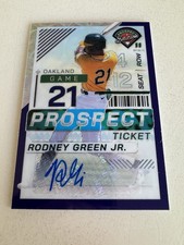 2024 Panini Prospect Prizm Rodney Green Jr Auto Purple Scope /49 No153