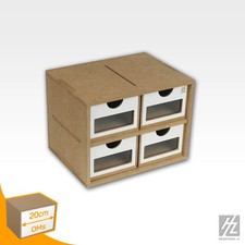 HobbyZone Schubladenmodul schmall x 4 - OMs01...