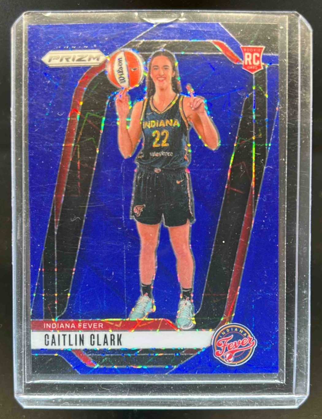 2024 Panini WNBA Prizm Caitlin Clark RC Blue Velocity #145 Fever