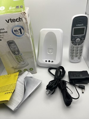VTech CS6114 DECT 6.0 Digital Cordless Phone with Caller ID/Call Waiting, White