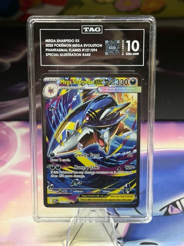 Mega Sharpedo ex graded TAG 10 for sale on eBay