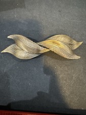 Vtg Leaves Hair Clip Made In France TC12