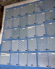 Lot of 30 Stampin' Up Sizzix Embossing Folders Scrapbooking Cardmaking Crafting