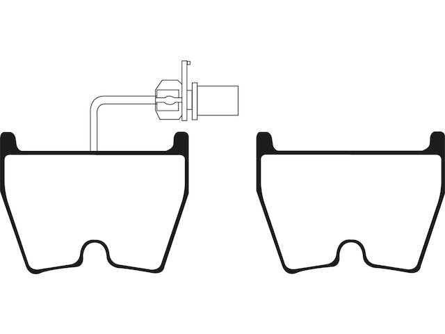 Front Brake Pad Set For 2004-2008, 2010-2014 Lamborghini Gallardo 2005 PC142GV