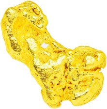 Pépite d'or naturelle d'Alaska 0,6208 gramme --- (#80668) - Pépite d'or d'Alaska
