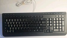 Dell Querty Keyboard Standard USB Wired SK-8165 Black White