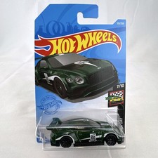 Hot Wheels 2018 Bentley Continental GT3 HW Race Day Green Diecast 133/250
