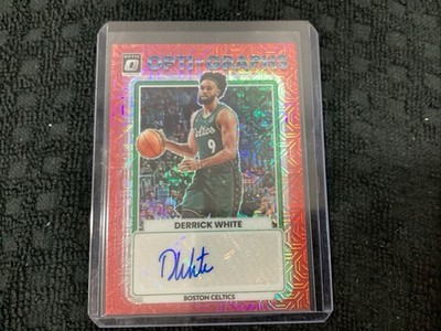 2022-23 Panini Optic - Opti-Graphs Derrick White #OG-DRW Choice Prizm (AU) red