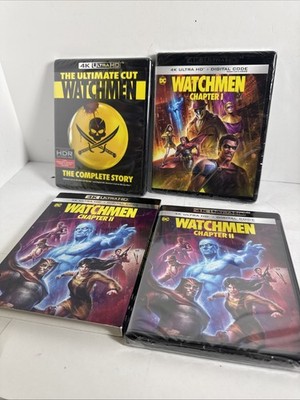 Watchmen The Ultimate Cut 4K UHD and chapter 1 and 2 set lot of 3