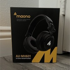 maono AU-MH601 Studio Headphones Black Over-Ear Wired MPN AU-MH601
