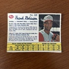 1962 Post Canadian Baseball #122 Frank Robinson Cincinnati Reds Set Break HOF D