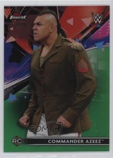 2021 Topps Finest WWE Green Refractor 35/99 Dabba-Kato Commander Azeez #50 0u1n