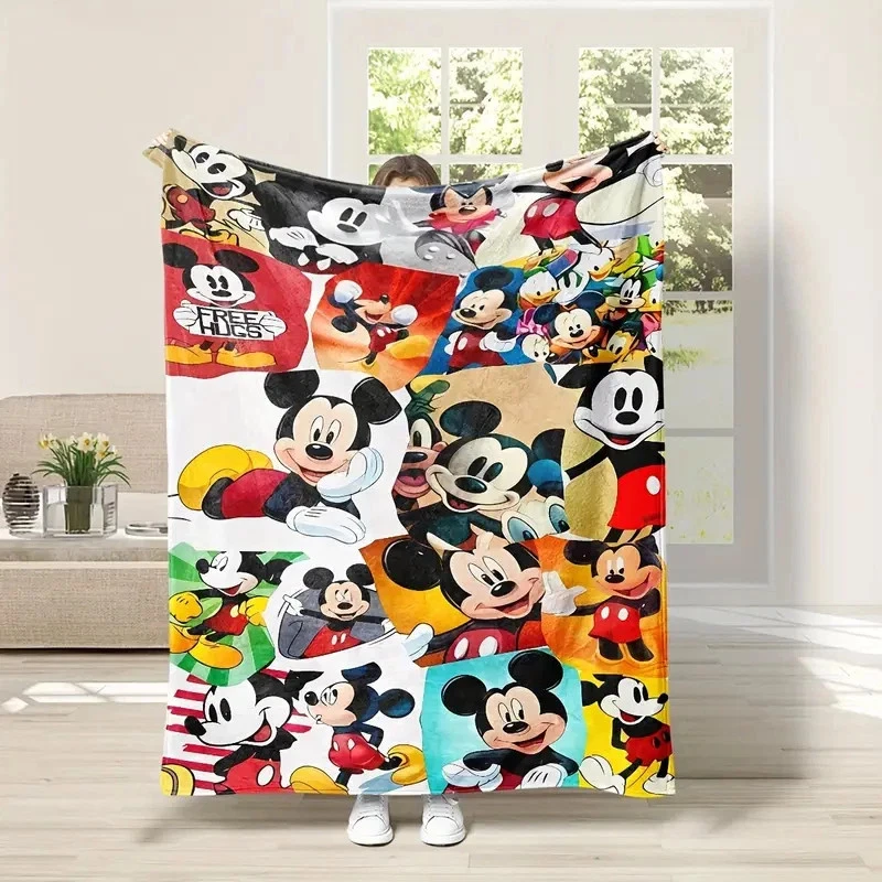 Disney Mickey Mouse Fleece Blanket Gift For Fan And Family