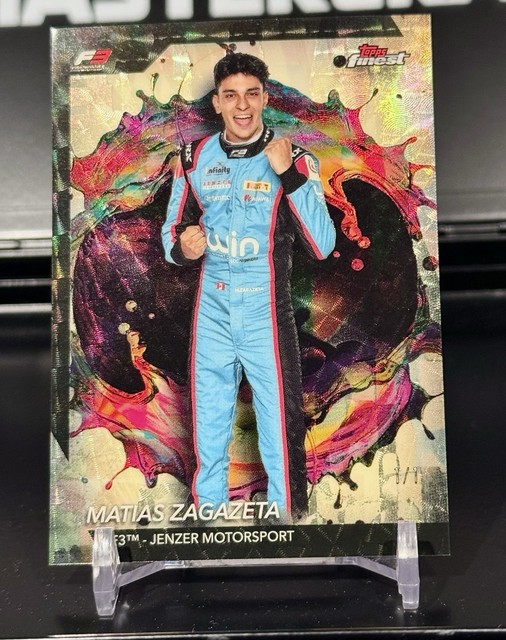 2024 Finest F1 Matias Zagazeta Superfractor Rare #1/1