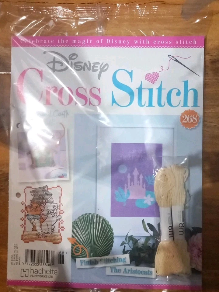 Disney Cross Stitch #268, Finish Stitching The Aristocats, Free Thread