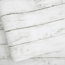 Abyssaly Peel and Stick Wallpaper 17.7" X 118" White x 118", White/Gray