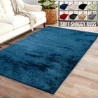 Living Room Soft Shaggy Rugs 45mm Pile Height Small - Extra Large in 10 Colours