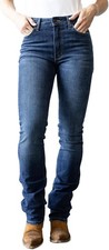 Kimes Ranch Women's Durable Western High Rise Waist Denim Jeans, Size 8-34, Blue
