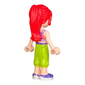 LEGO Friends Minifigure frnd446 MIA Coral & Lime Jersey Sneakers From # 41669