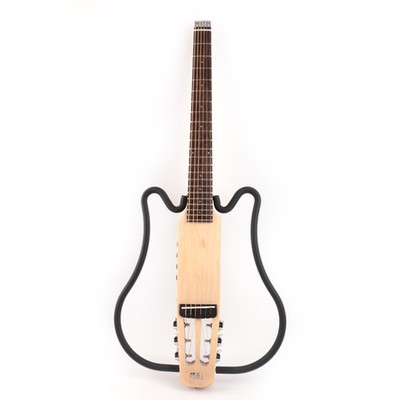 FOJILL  Acoustic Electric Travel Headless Guitar portable built in effect&Gigbag