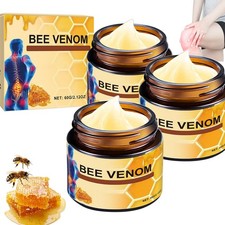3pcs Bee Venom Skin Treatment Cream, Bee Venom Skin Repair Cream Professional...