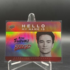 2025-26 Upper Deck Mvp - Hello My Name Is Stickers Ryan Suzuki #HNI-14 (RC)