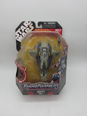 Brand New Star Wars Transformers Crossover Jango Fett Slave 1 Figure