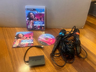 Sony Playstation 2 Singstar Microphones (2) with USB Converter And Game