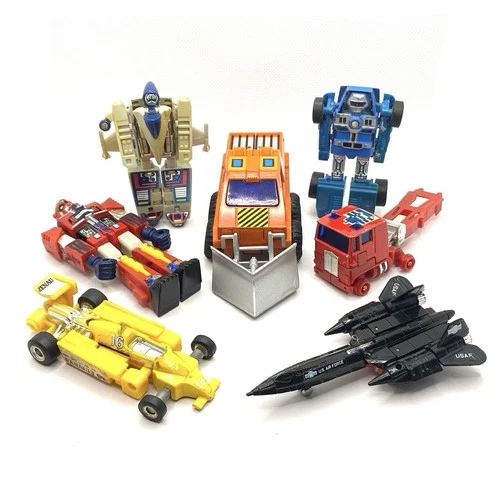 Vintage 1980s Gobots Robo Machine Tonka Bandai Transformer Figure Bundle Job Lot