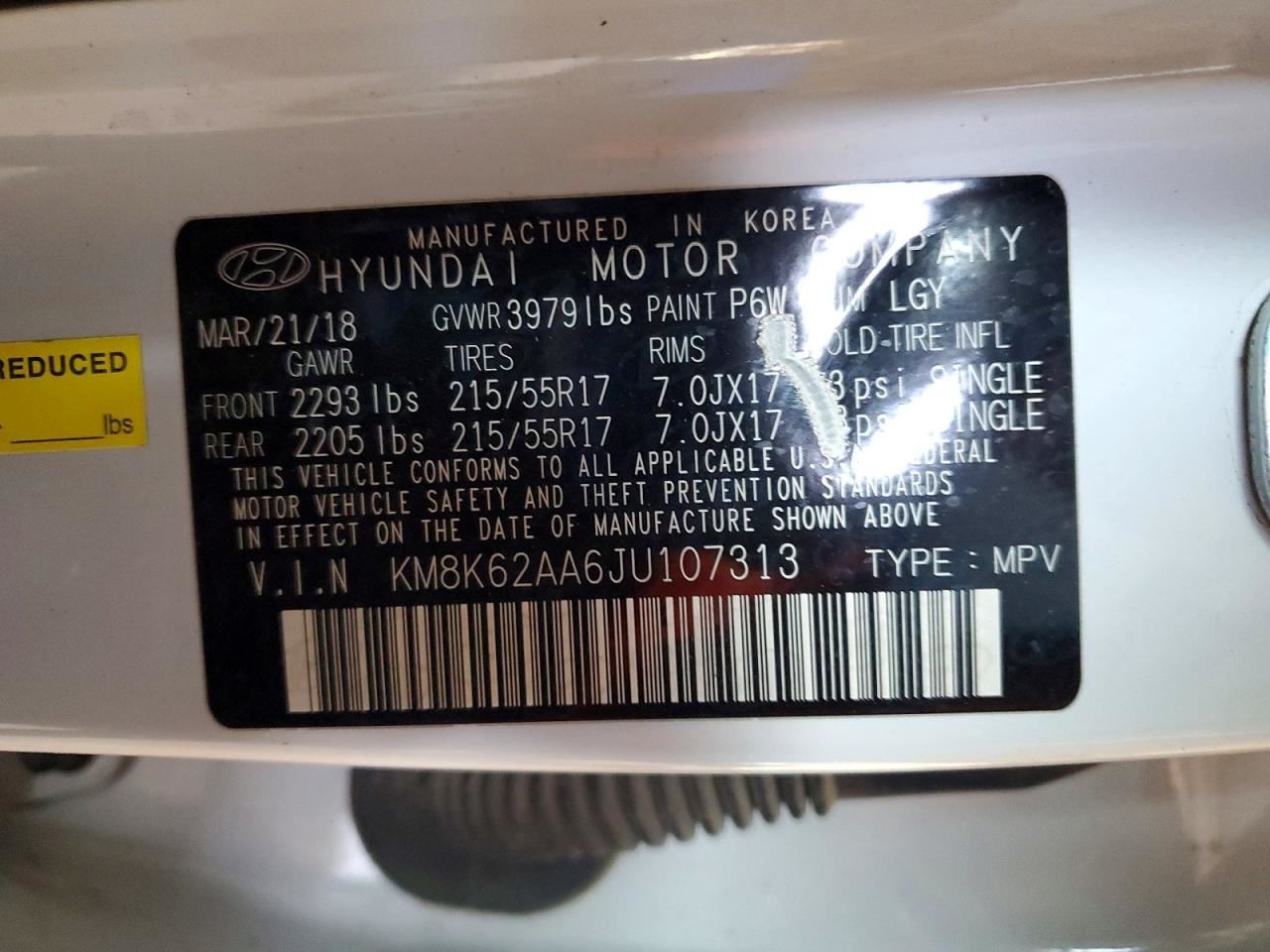 Engine 2.0L VIN A 8th Digit FWD Fits 18-21 KONA 10809611