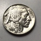 1934-P Buffalo Nickel, Choice AU++/BU. Beautiful Luster & Detail, Superb! D91