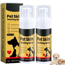 Pet Skin Treatment Spray for Dogs Cats - Natural Soothing Solution