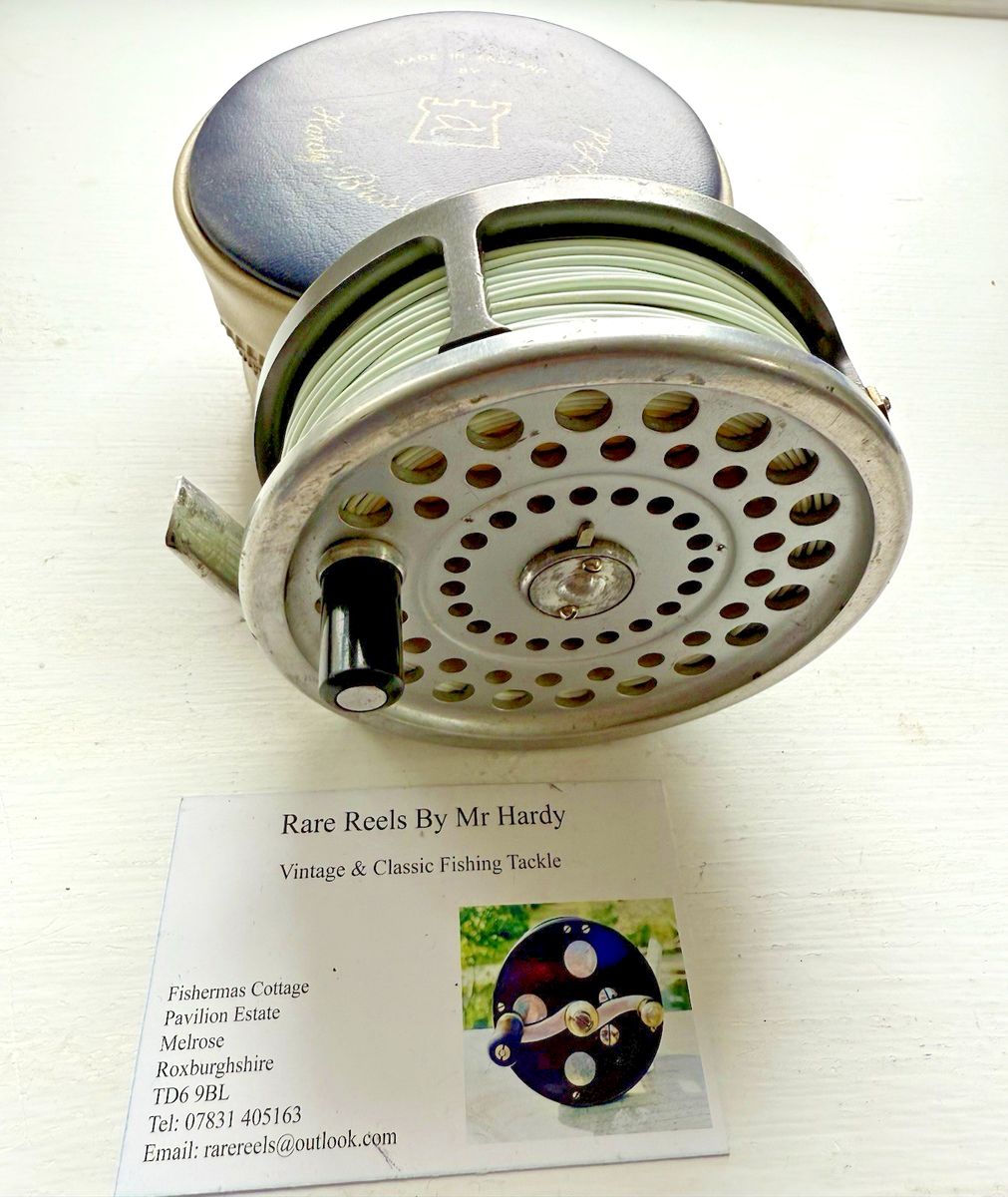 Vintage Hardy Marquis Salmon Number 1 Fly Reel with Case