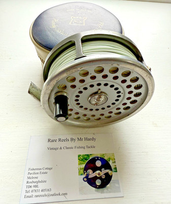 Vintage Hardy Marquis Salmon Number 1 Fly Reel with Case
