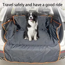 Durable Polyester Auto Trunk Mat for Pets - Non-Slip, Scratch-Resistant, Easy-Cl