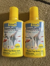 Tetra AquaSafe Plus Aquarium Water Conditioner 8.45 Oz Exp 08/27 “LOT Of 2”
